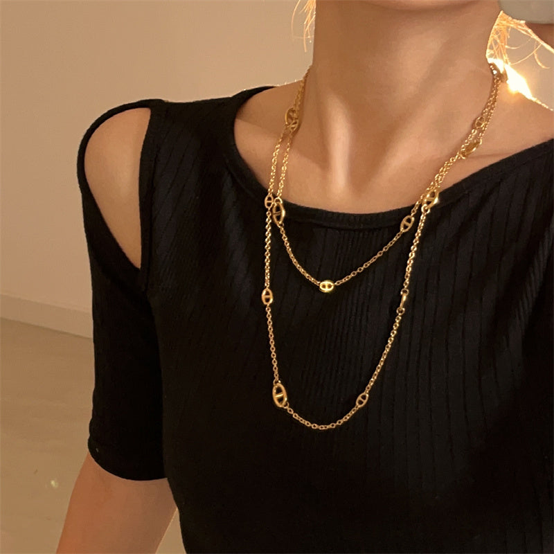 Mariner Link Long Necklace