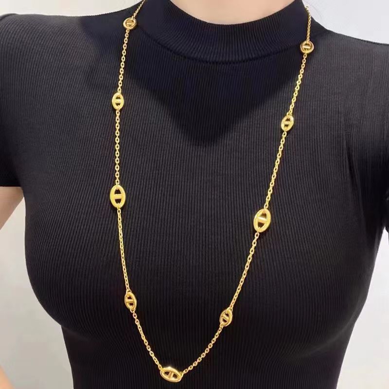 Mariner Link Long Necklace