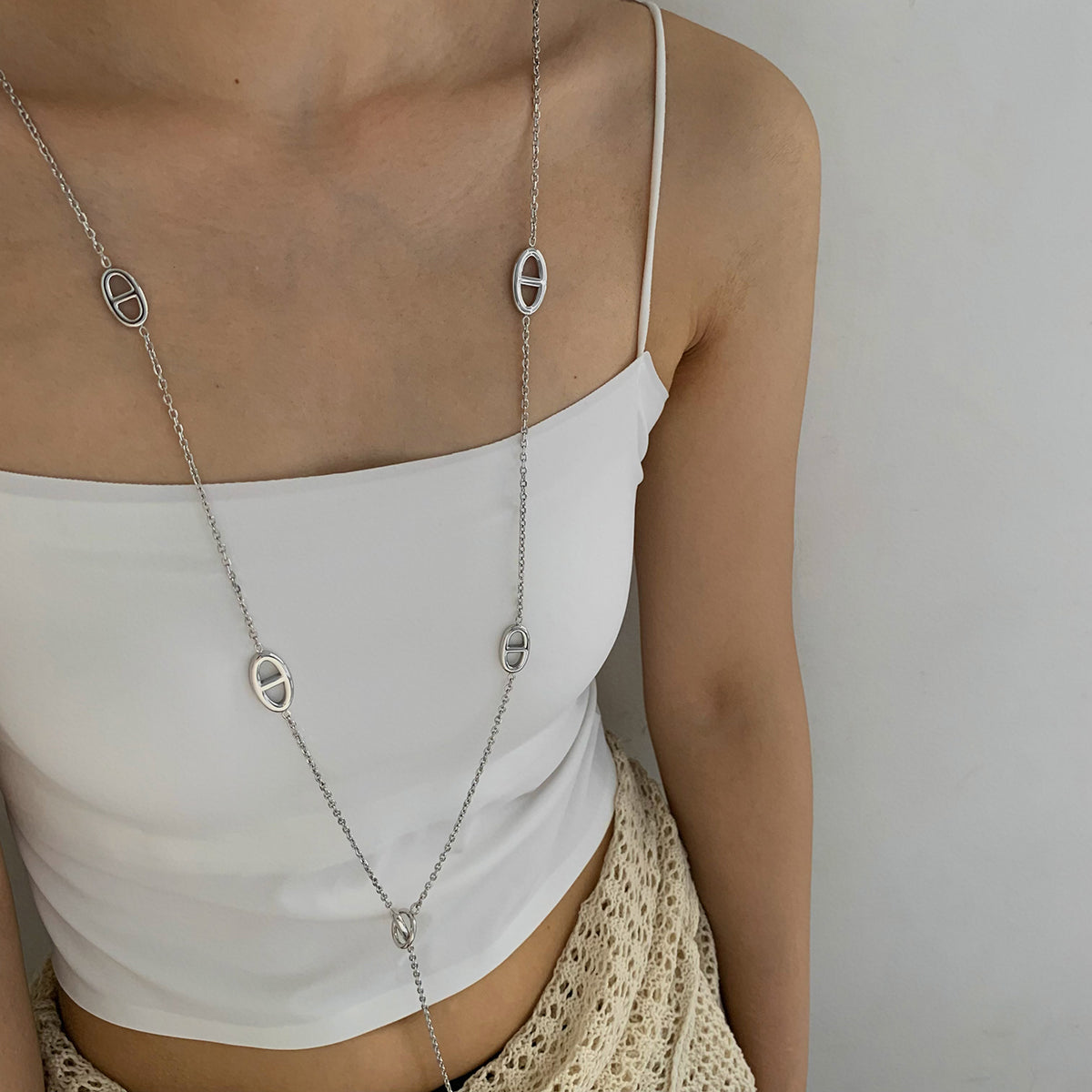 Mariner Link Long Necklace