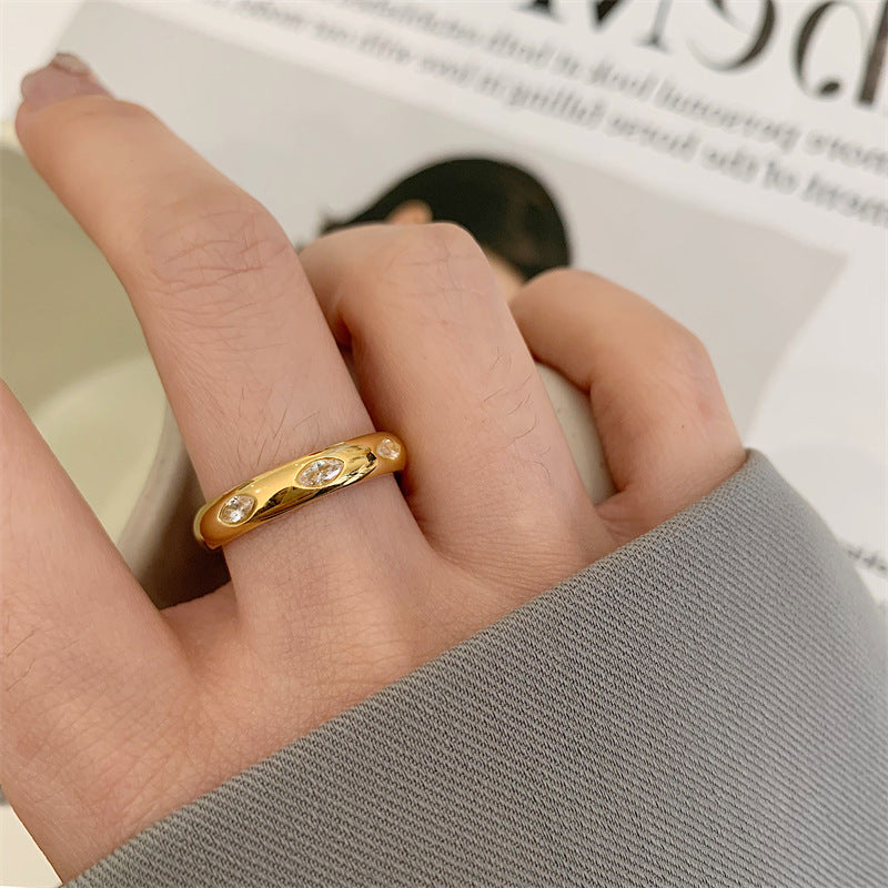 Marquise Stack Ring