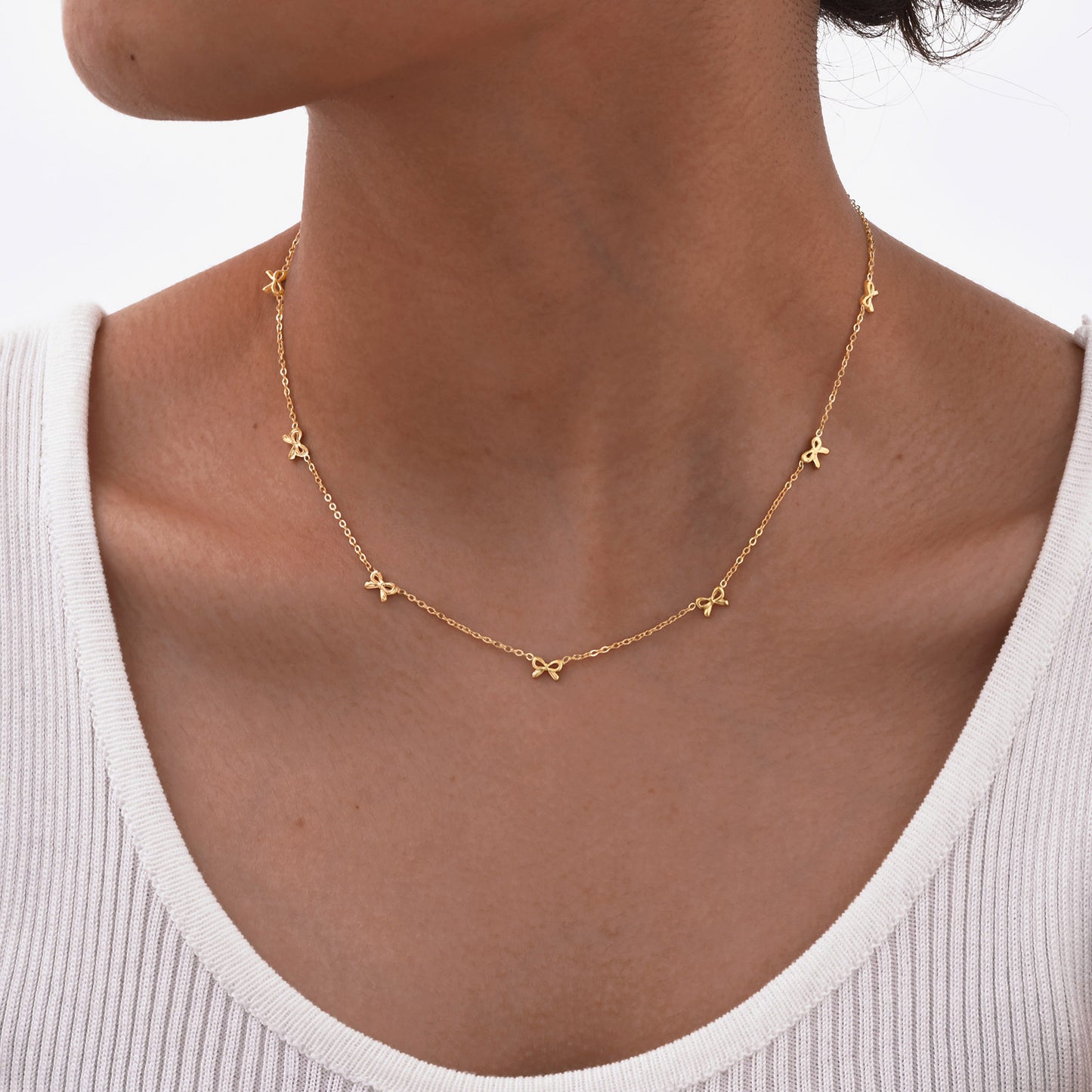 Mini Bow Necklace