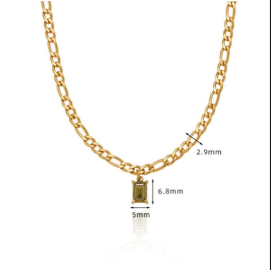 Olive Figaro Necklace