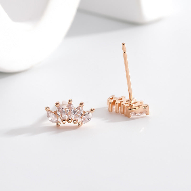 Quinary Studs in Sterling Silver