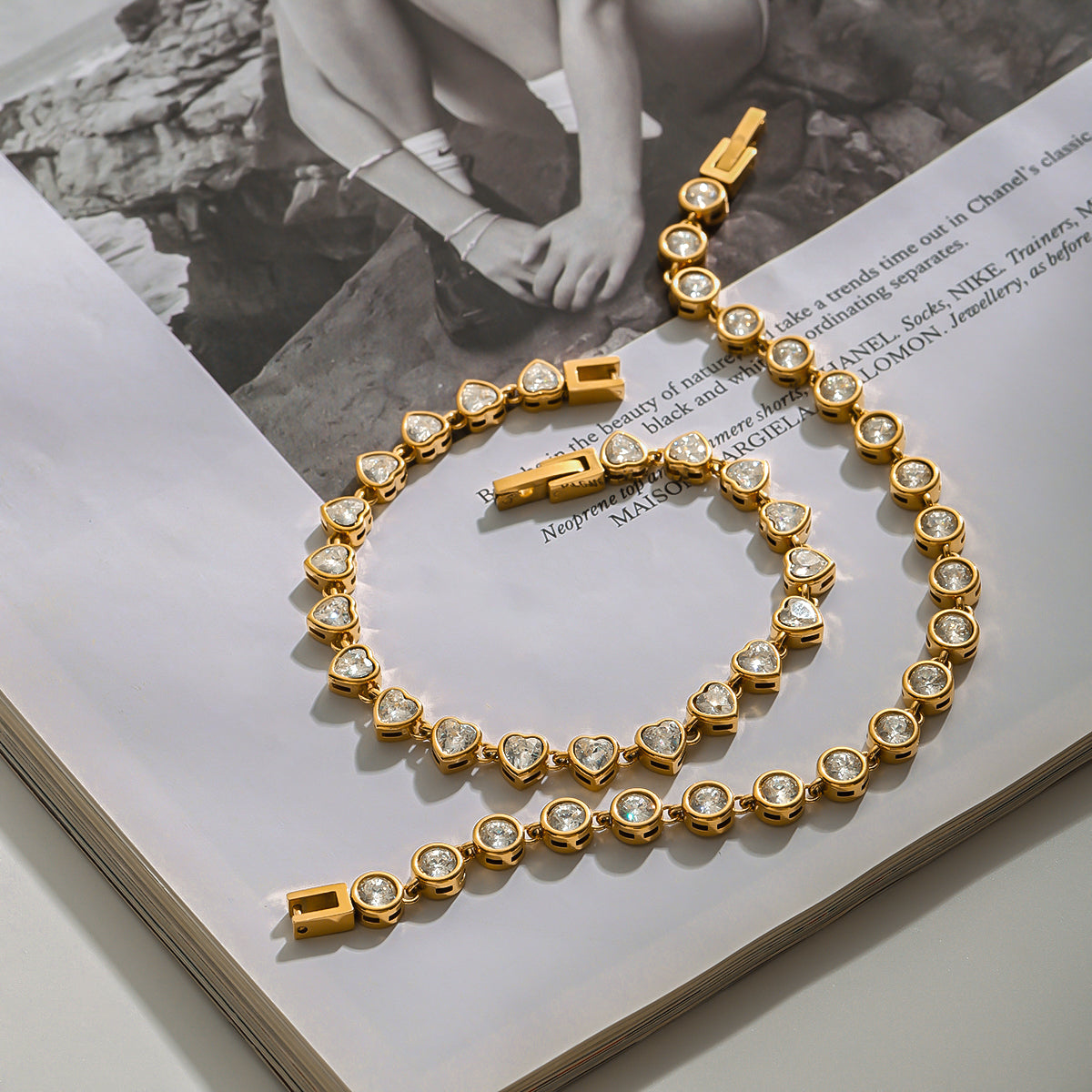 Round Bezel Tennis Bracelet