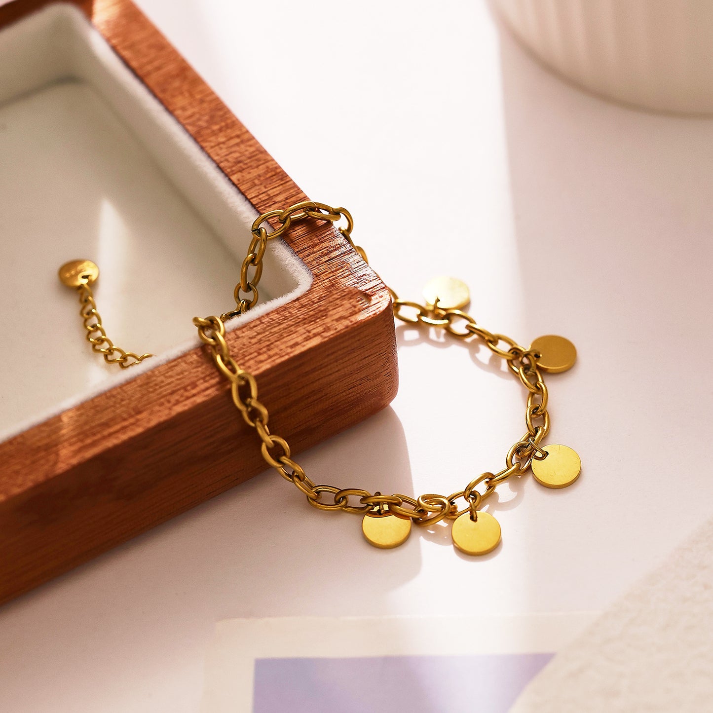 Round Disc Bracelet