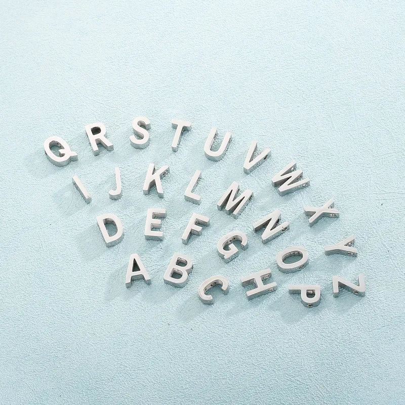 Silver Letter Necklace