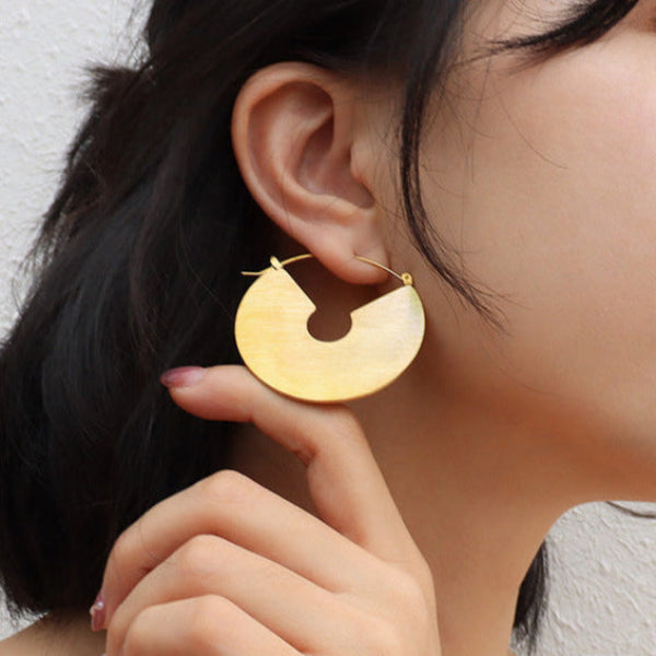 Slice Hoop Earrings