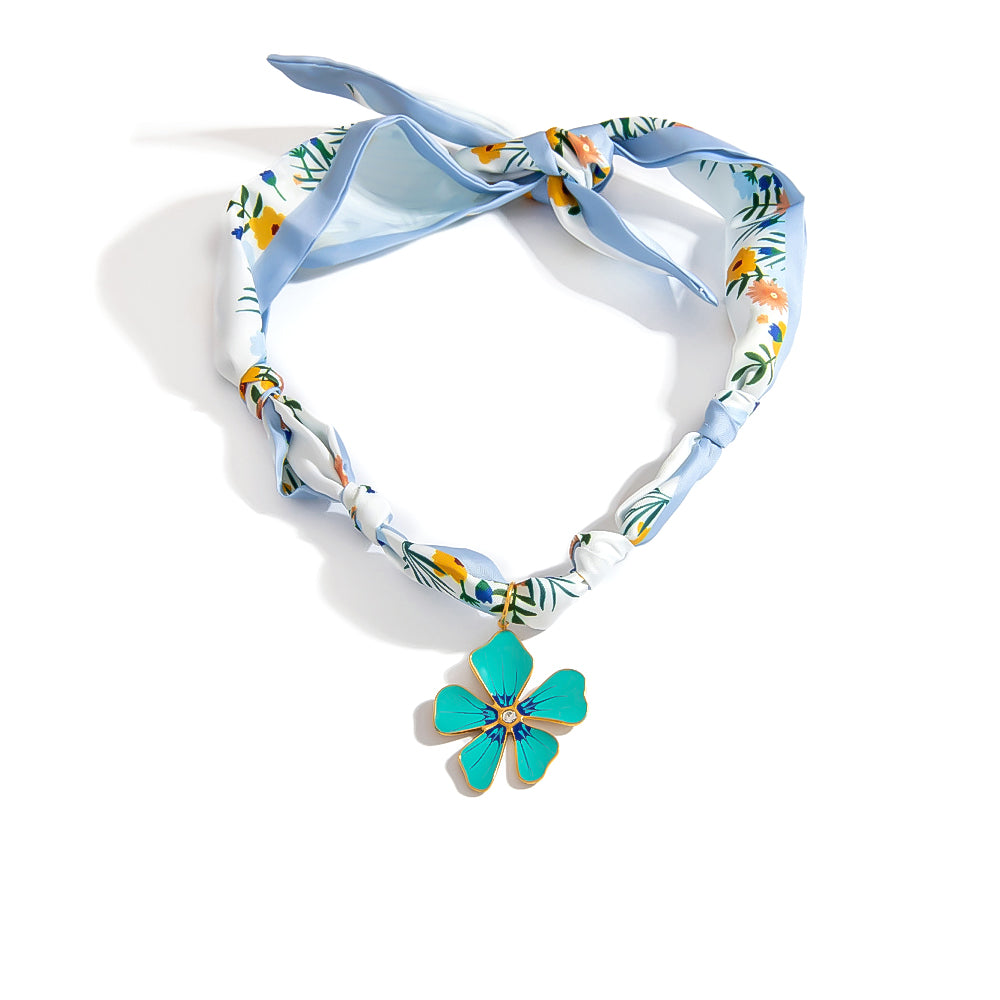 Spring Silk Necklace