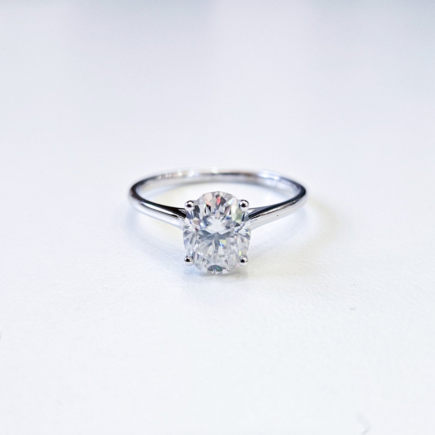 Classic Oval Solitaire Ring