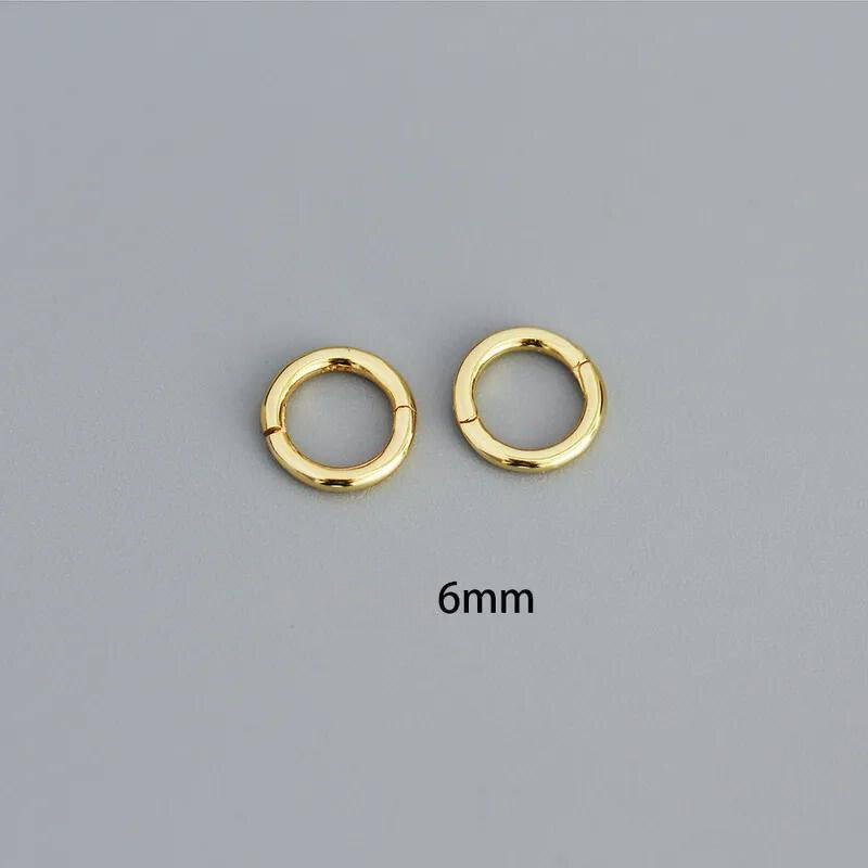 6mm | Sterling Silver Seamless Clicker Ring