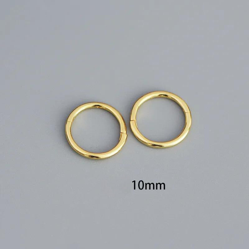 10mm | Sterling Silver Seamless Clicker Ring