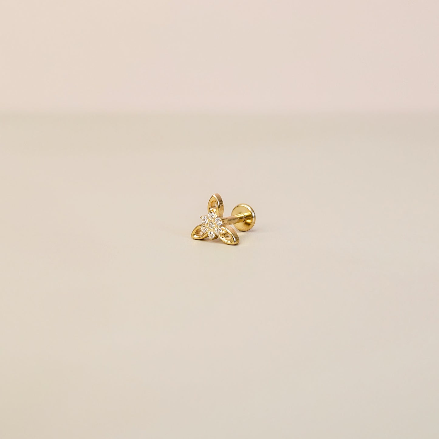 Edelweiss | G23 Titanium Flat Back Stud