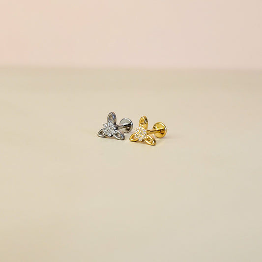 Edelweiss | G23 Titanium Flat Back Stud