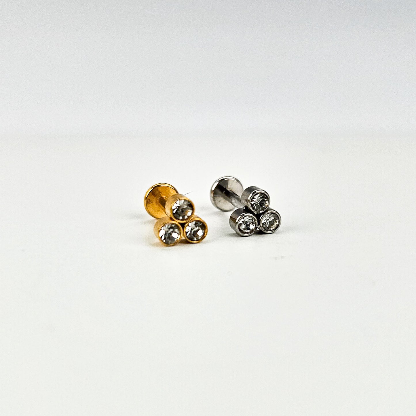 Trinity | Stainless Steel Flat Back Stud