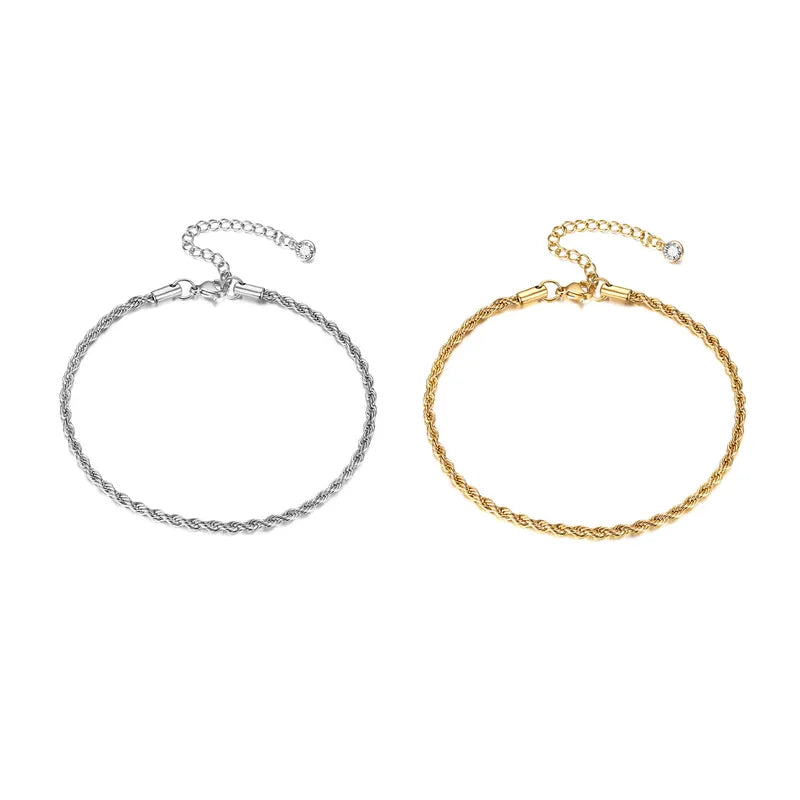 Twisted Chain Anklet