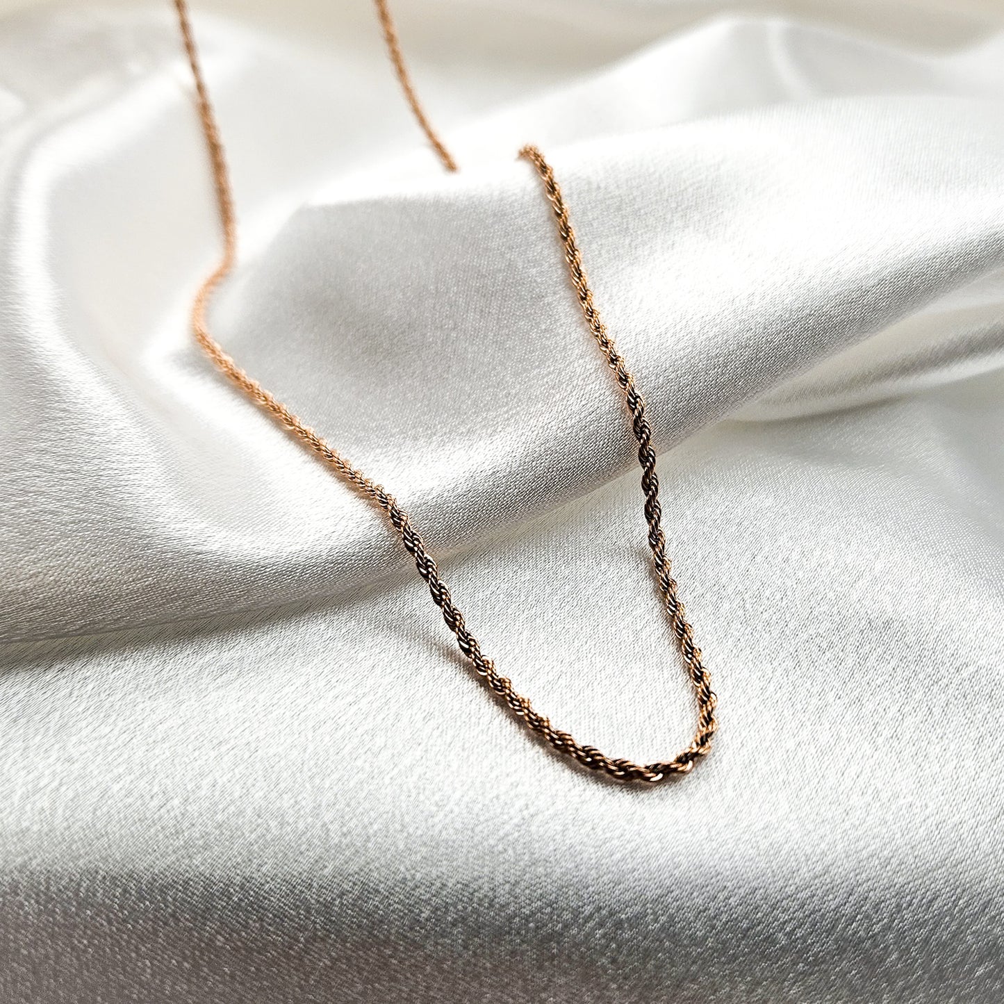 60cm Twisted Chain Necklace