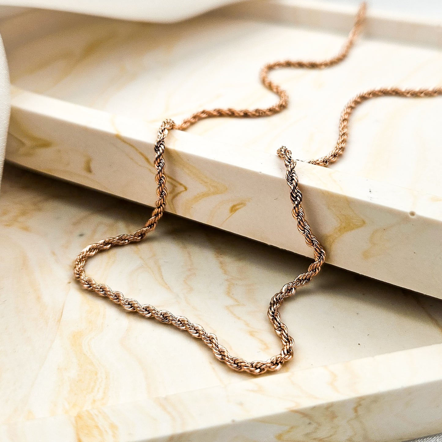 50cm Twisted Chain Necklace