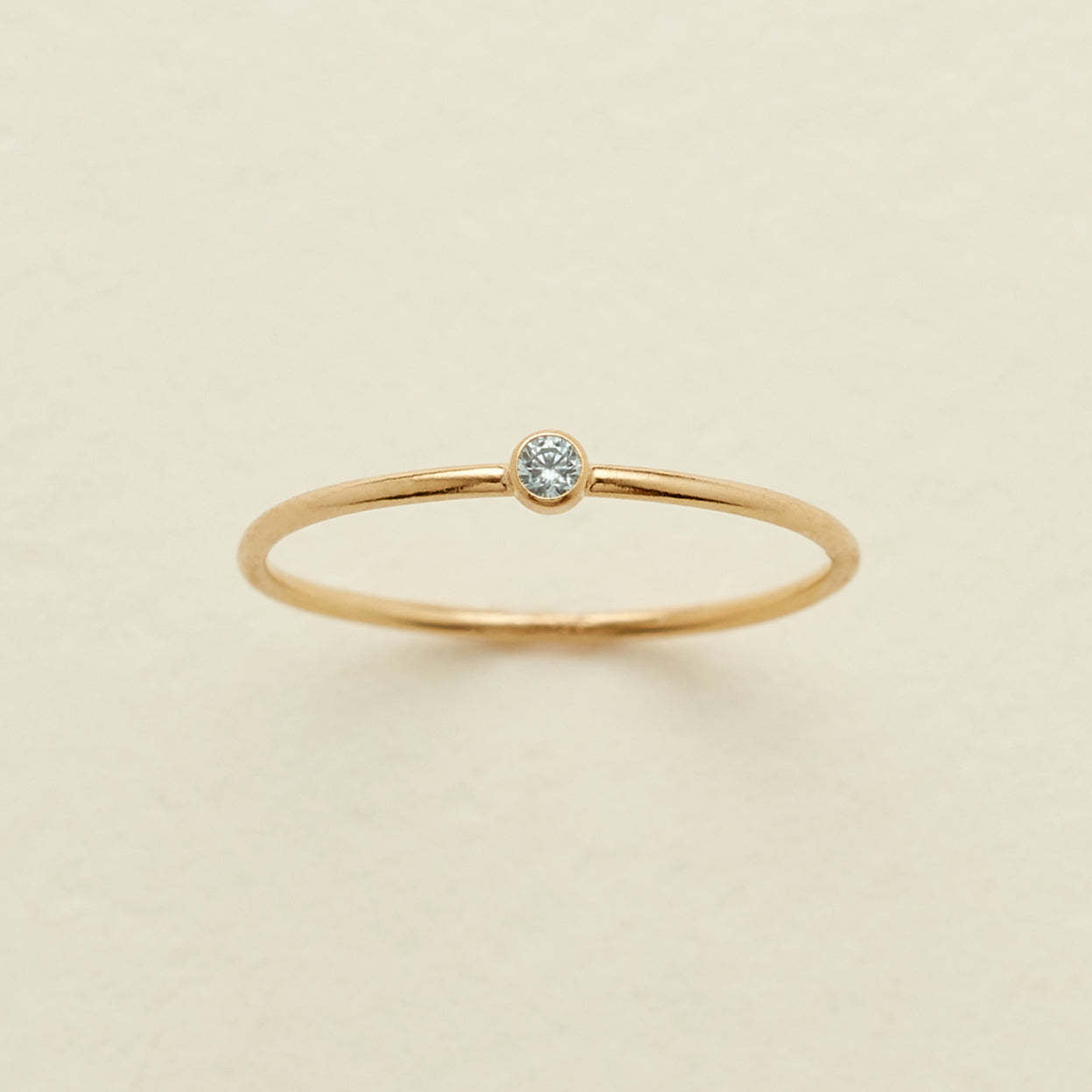 Birthstone Stack Ring in Gold