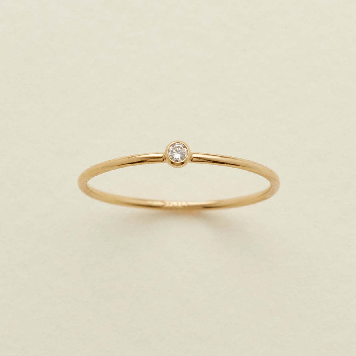 Birthstone Stack Ring in Gold