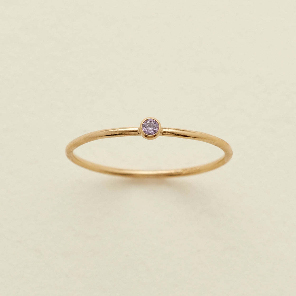 Birthstone Stack Ring in Gold