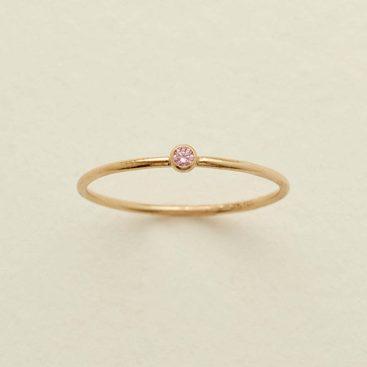 Birthstone Stack Ring in Gold