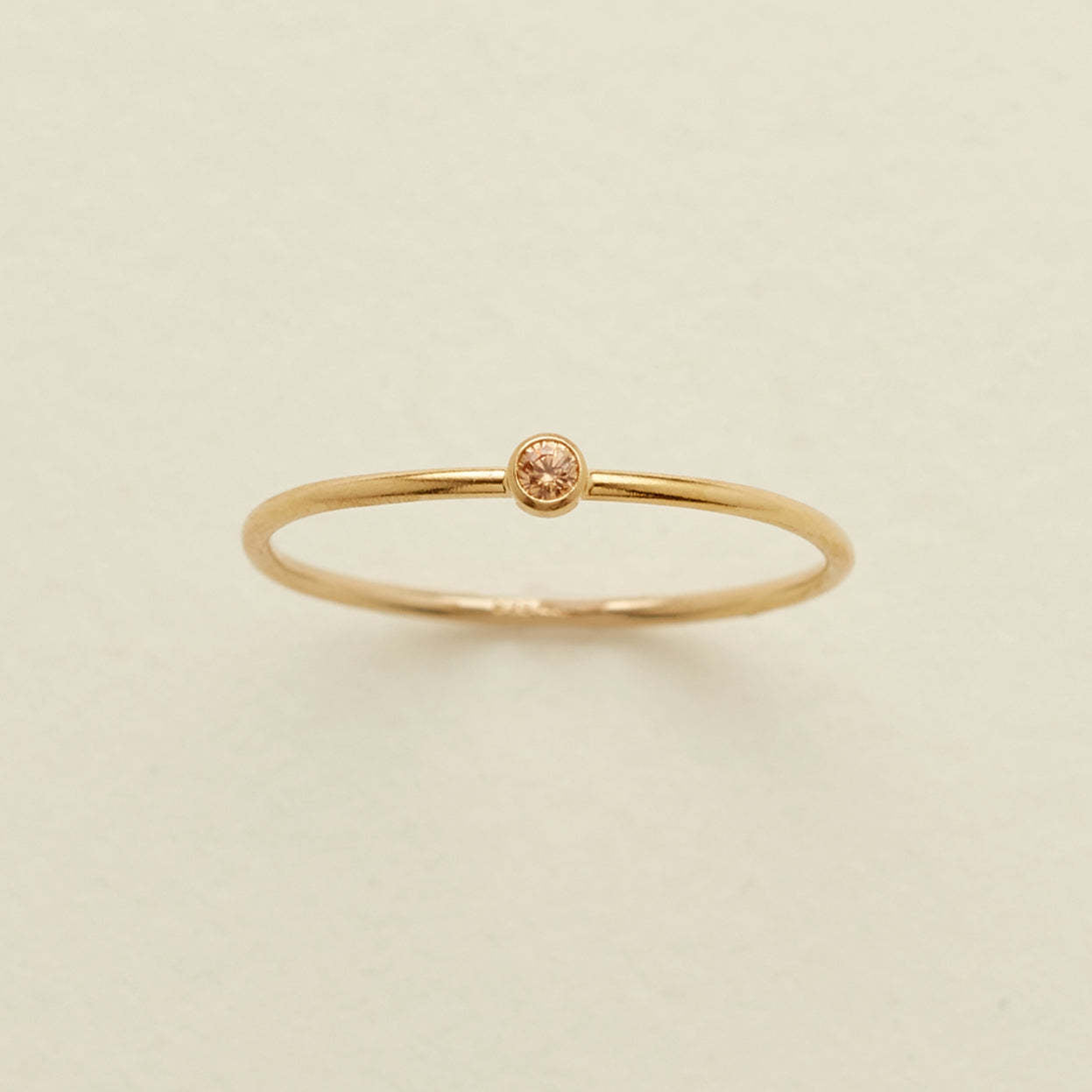 Birthstone Stack Ring in Gold