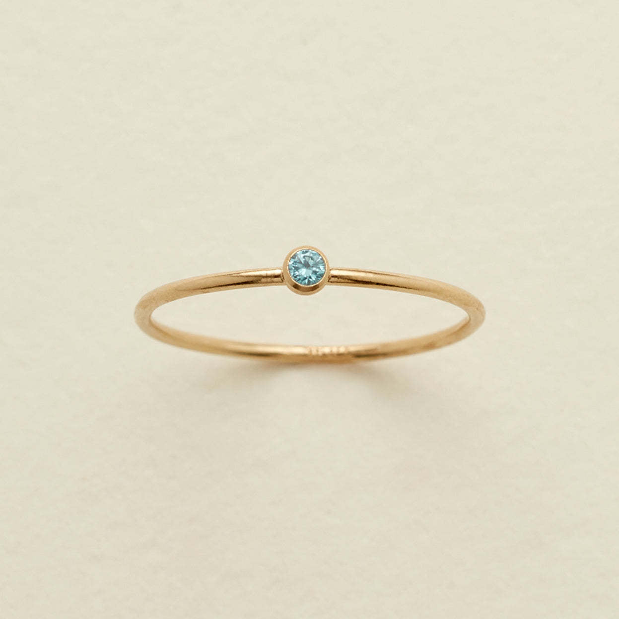 Birthstone Stack Ring in Gold