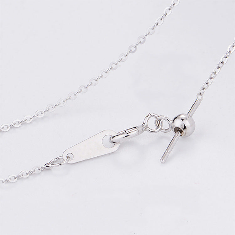 Silver Letter Necklace