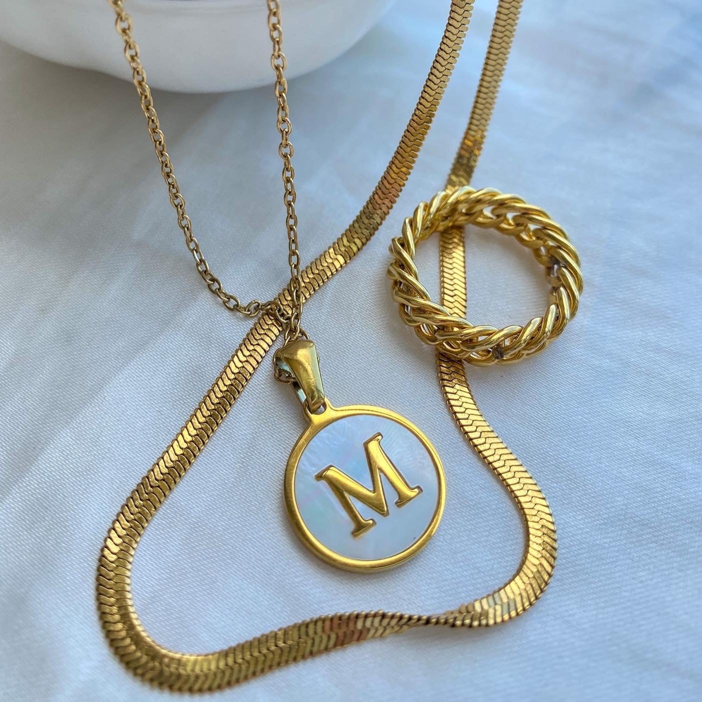 Gold Lithe Snake Necklace