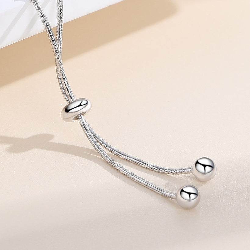 Adjustable Tennis Bracelet in Sterling Silver
