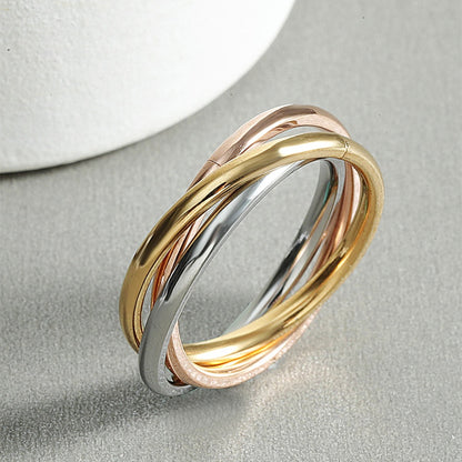 Eternal Ring in Silver, Gold and Rose Gold