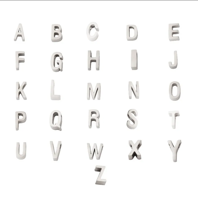 Silver Letter Necklace