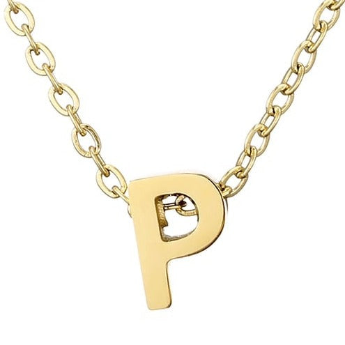 Gold Letter Necklace