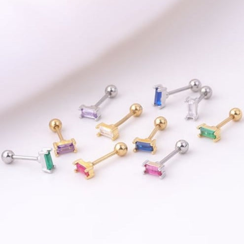 Colour Baguette | Screw Ball Stud (1pc single)