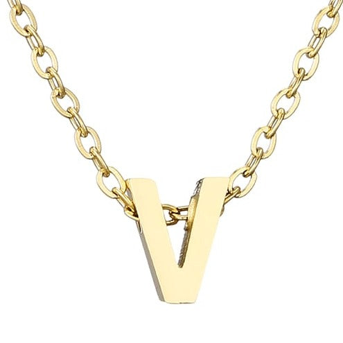 Gold Letter Necklace
