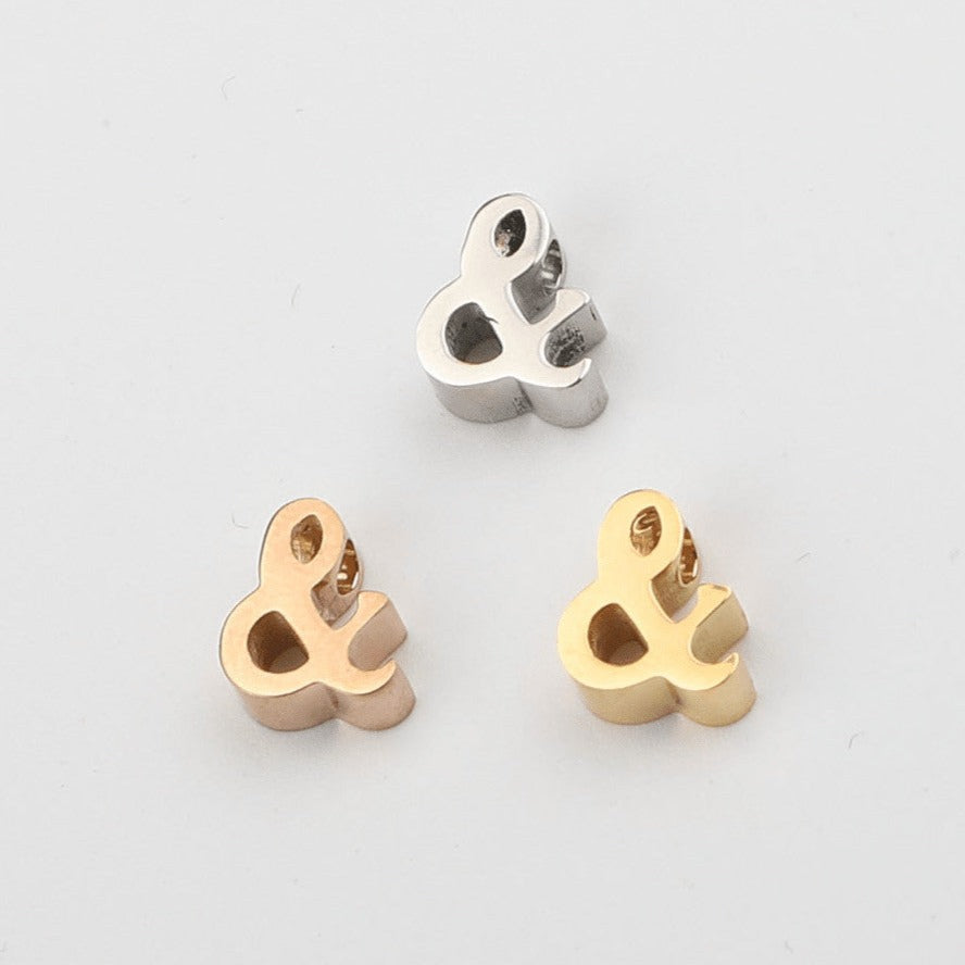 Ampersand Slider Charms