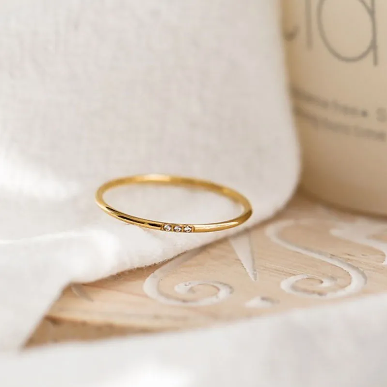 Diamante Stack Ring