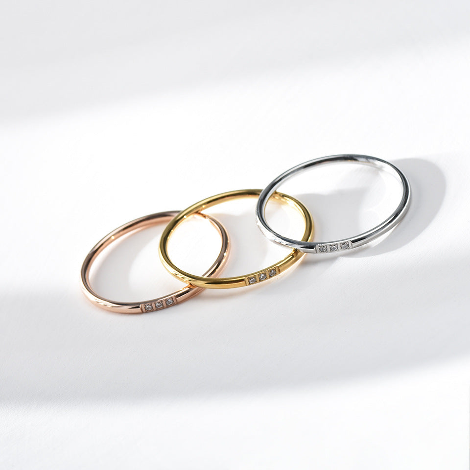 Diamante Stack Ring