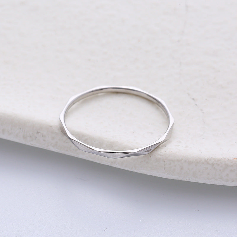 Hammered Stack Ring