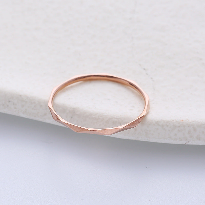 Hammered Stack Ring