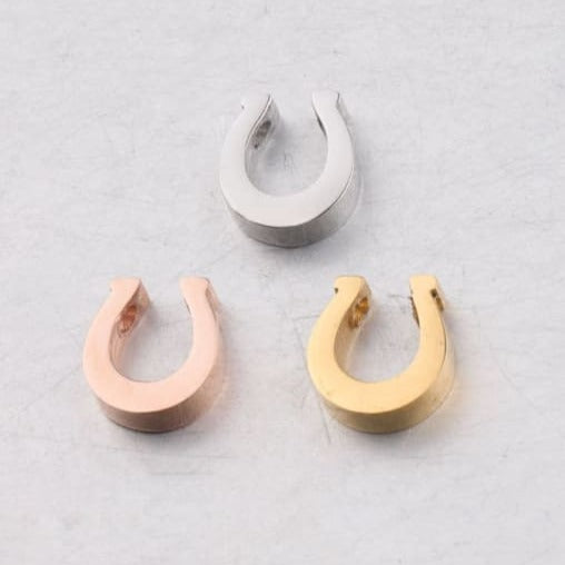 Horse Shoe Slider Charms