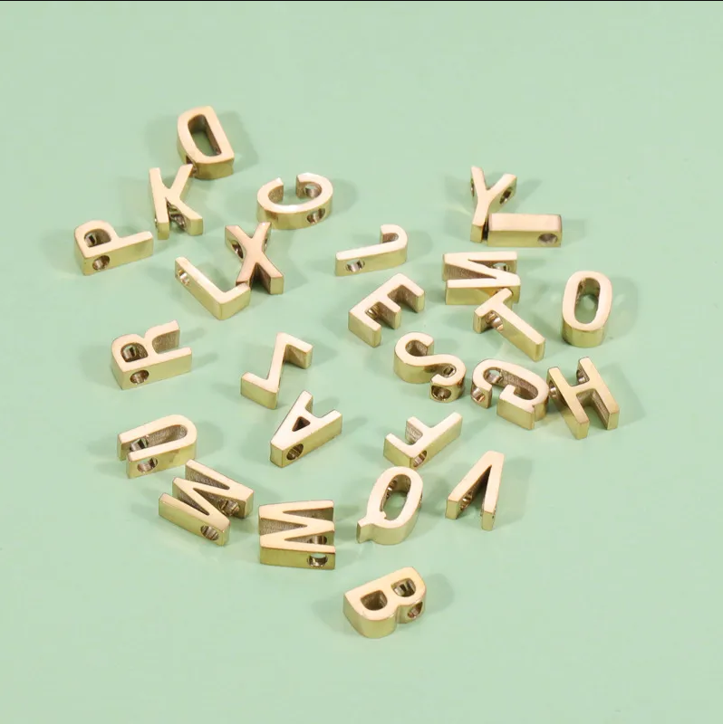 Letter Slider Charms
