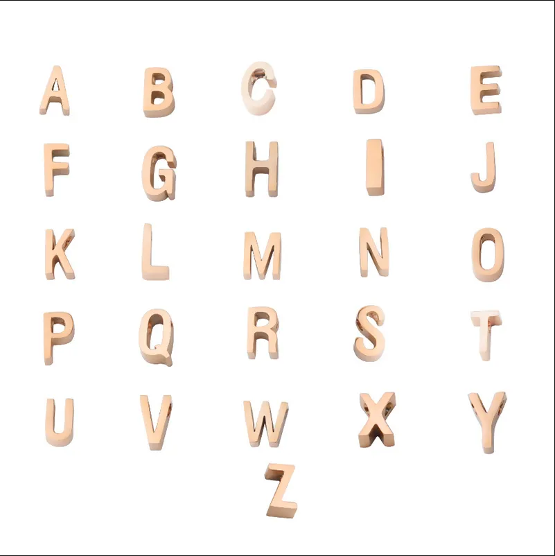Letter Slider Charms