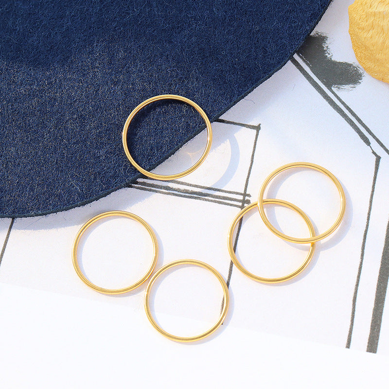 Tarnish Free Super Skinny Stack Ring
