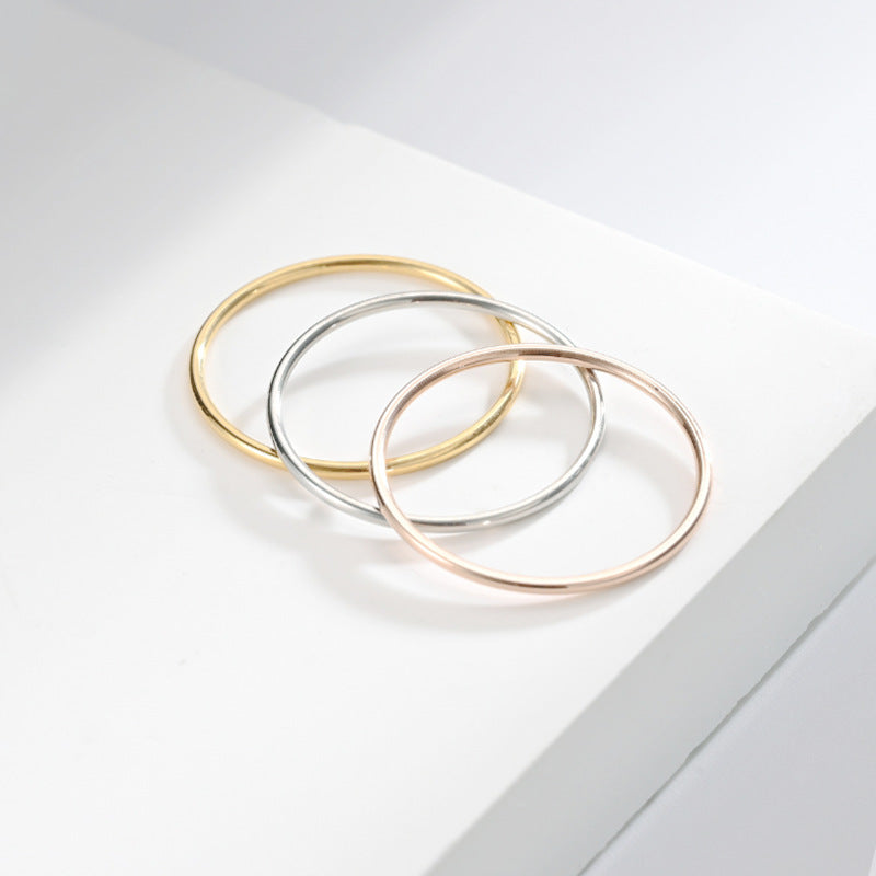 Tarnish Free Super Skinny Stack Ring