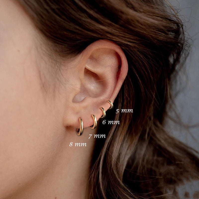 Teeny Tiny Sleepers in Sterling Silver