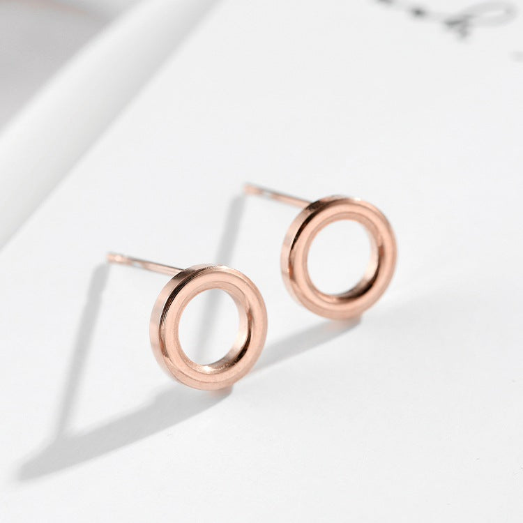 Rose Gold Tori Studs