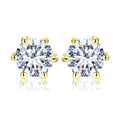 0.3ct Six Prong Moissanite Studs