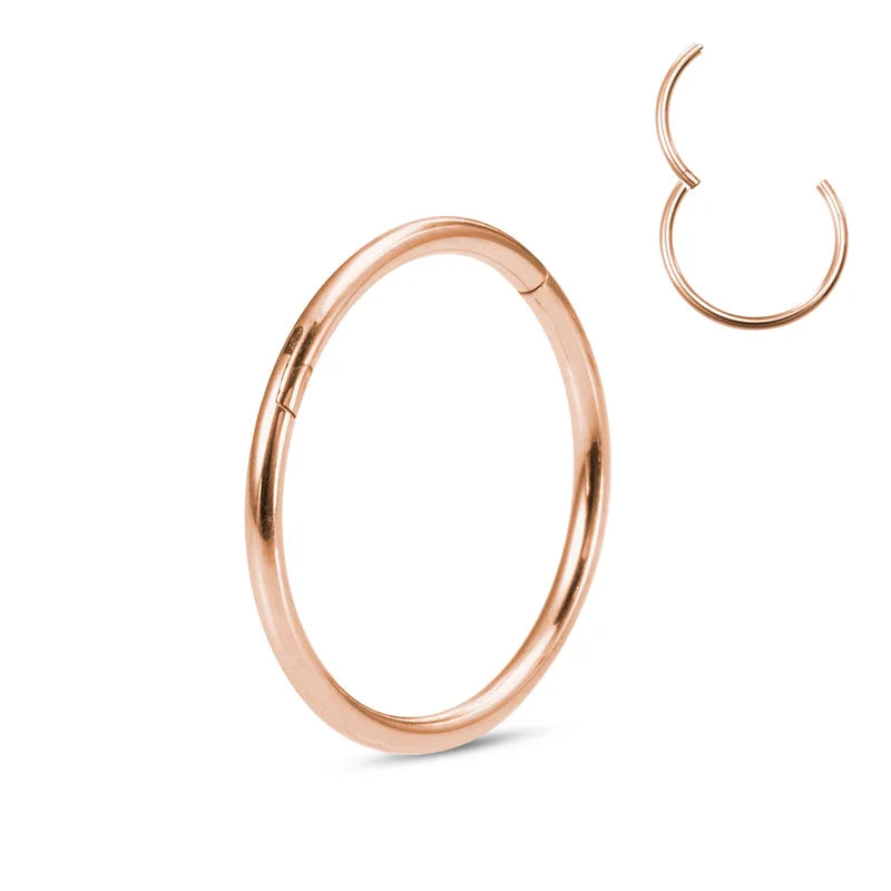 0.8mm | Stainless Steel Seamless Clicker Ring 20G Gauge