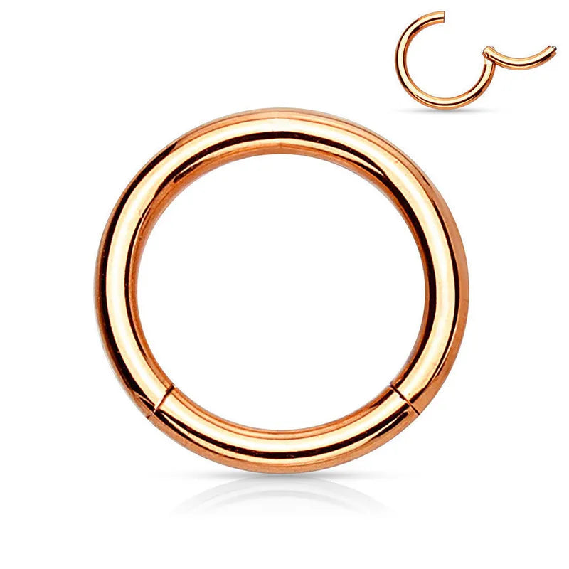1.2mm | Stainless Steel Seamless Clicker Ring 16G Gauge
